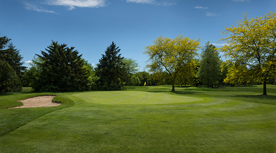 St. Joe Valley Golf Club course hole 3 putting green