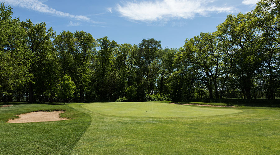 St. Joe Valley Golf Club course hole 14 putting green