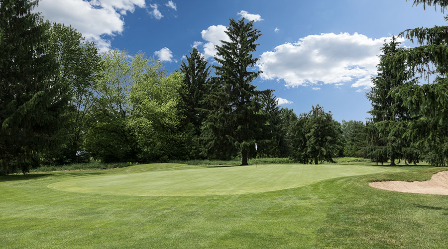 St. Joe Valley Golf Club course hole 16 putting green