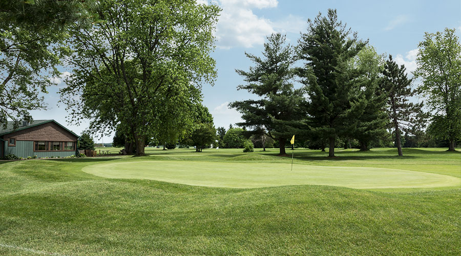 St. Joe Valley Golf Club course hole 9 putting green