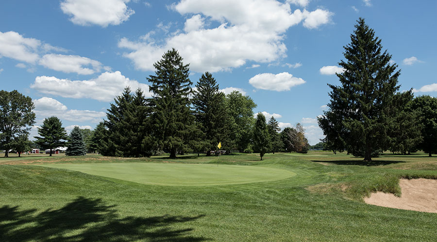 St. Joe Valley Golf Club course hole 8 putting green